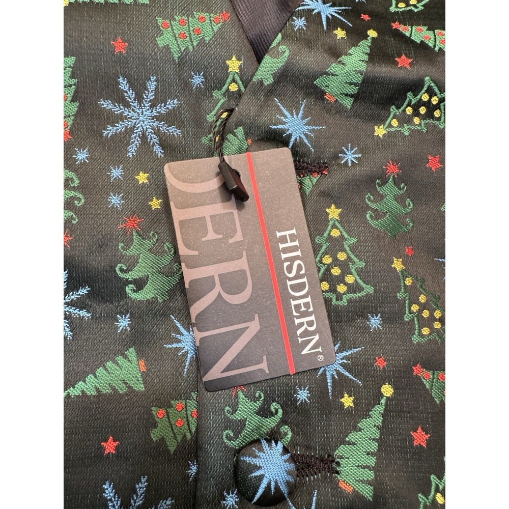 Hisdern Christmas Vest Men's Sz XL Adjustable Back - Picture 6 of 9